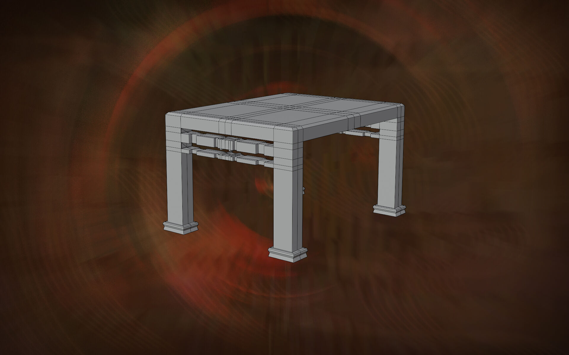 Deco Tables Wood Style NovaOneLine Lot 1 N1-3 Group 01- Low 3D model_19