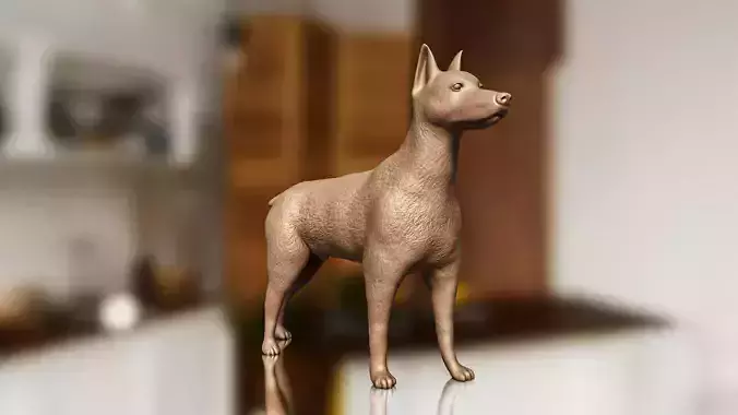 Dog Friends Series Doberman Pincher STL 3D print model
