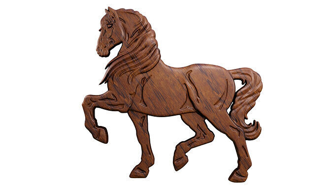 Horse 3D print model