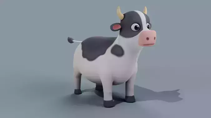 Cartoon Cow Baby 