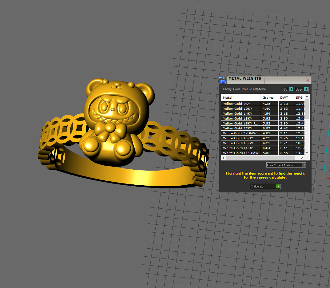 LABUBU COIN RINGS COMBO OF 18 CUTE VERSION 2 3D print model_7