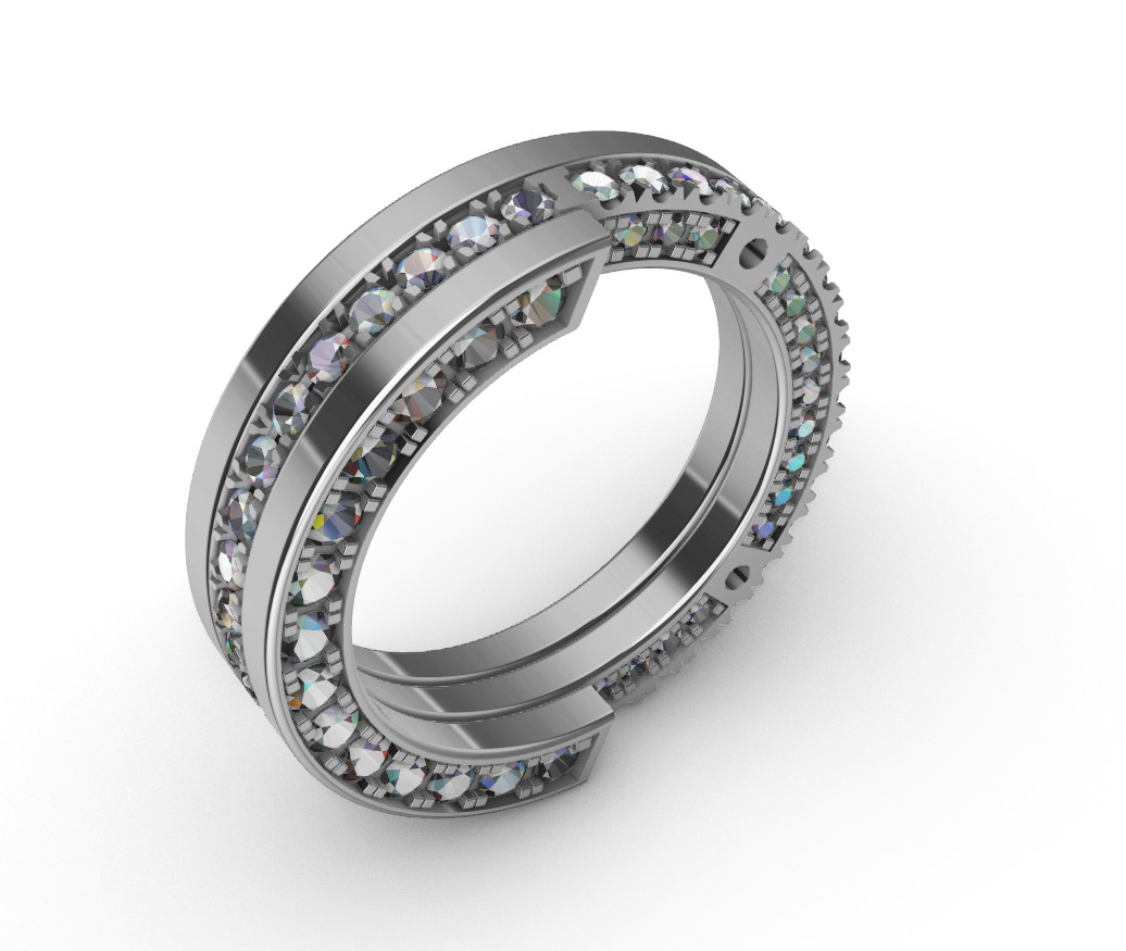 motion ring light 3D print model_7