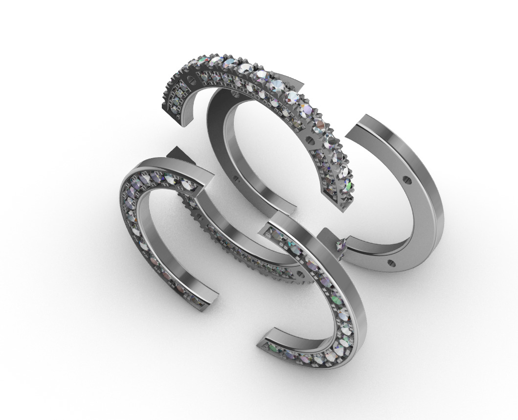 motion ring light 3D print model_8