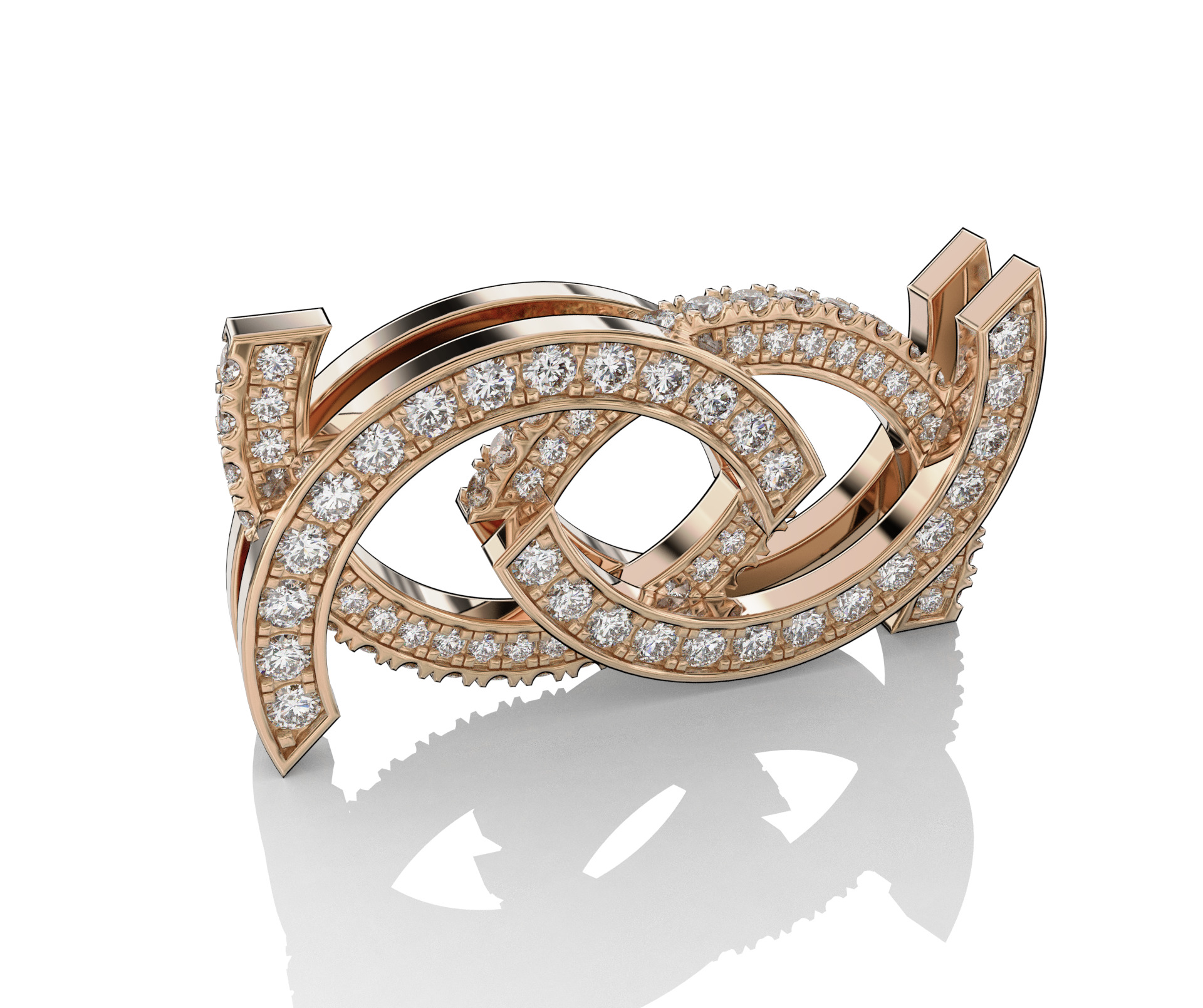 motion ring light 3D print model_2