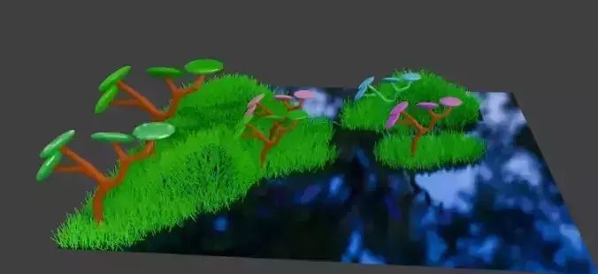 Made a Scene in Blender for Cartoon Film