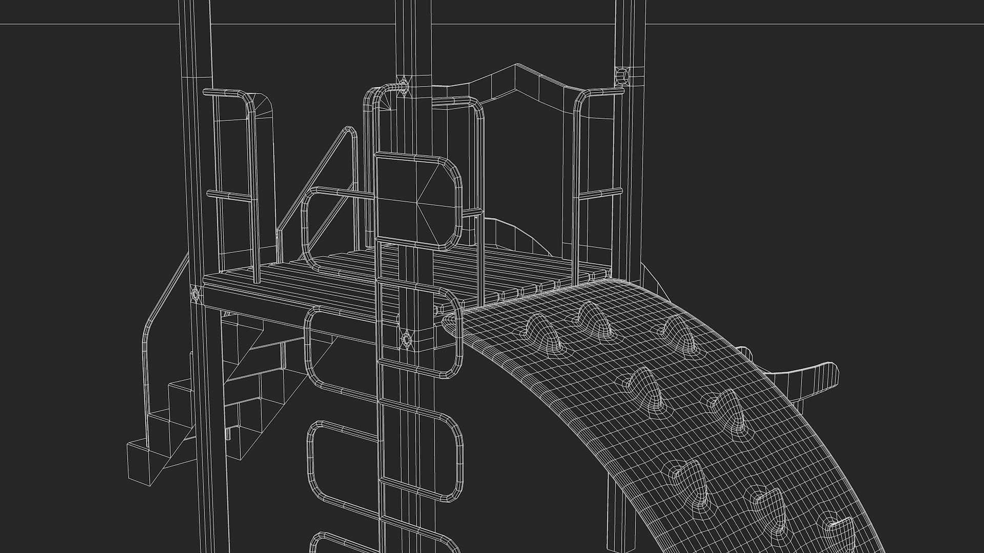 Playground Tree 3D model_3