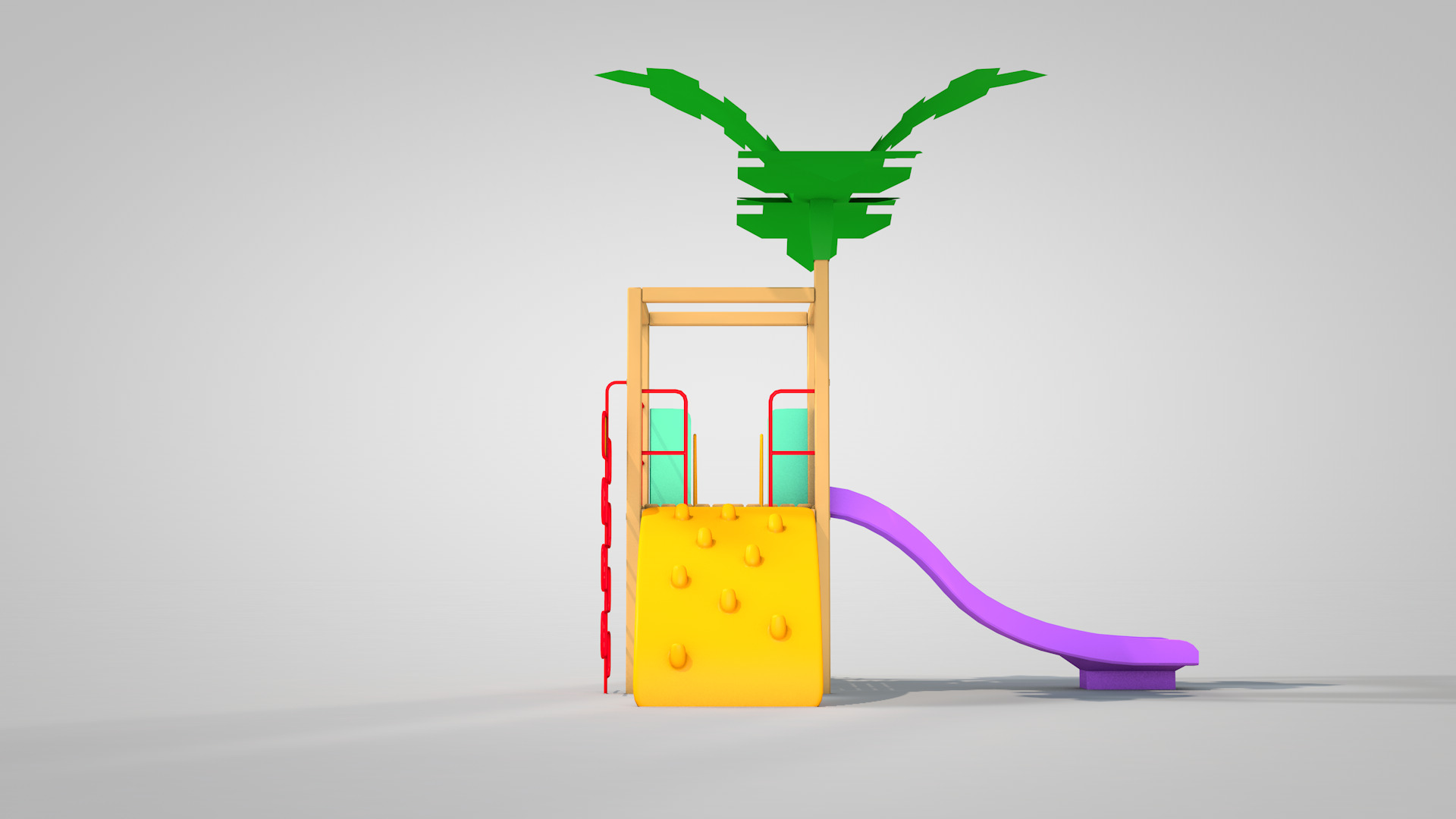 Playground Tree 3D model_9