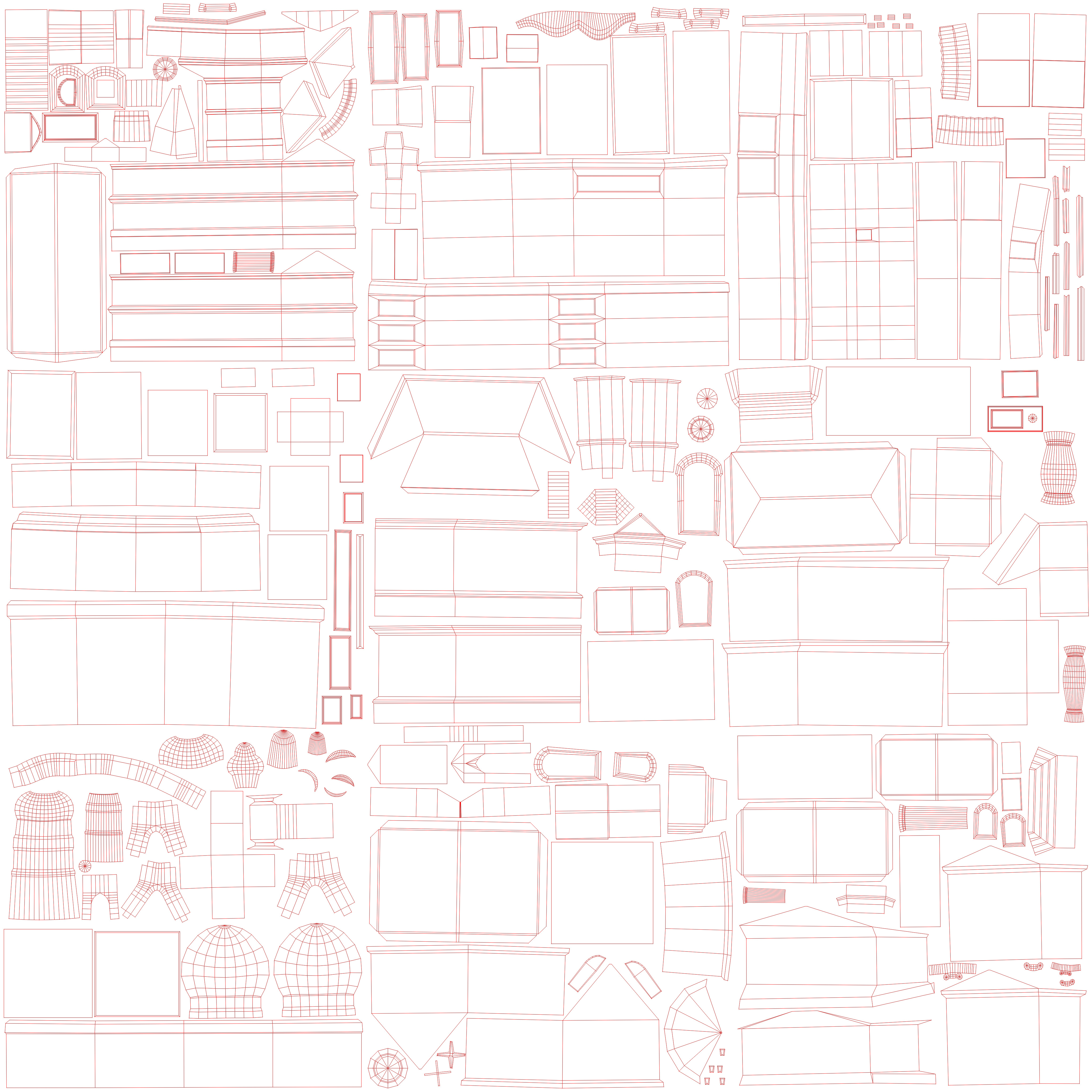 Low poly city building - Pack 01 Low-poly 3D model_10