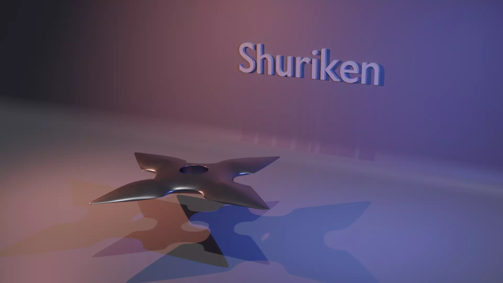 Shuriken 3D model_0