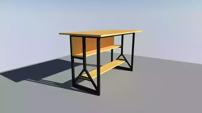 Meja minimalis Rak rak