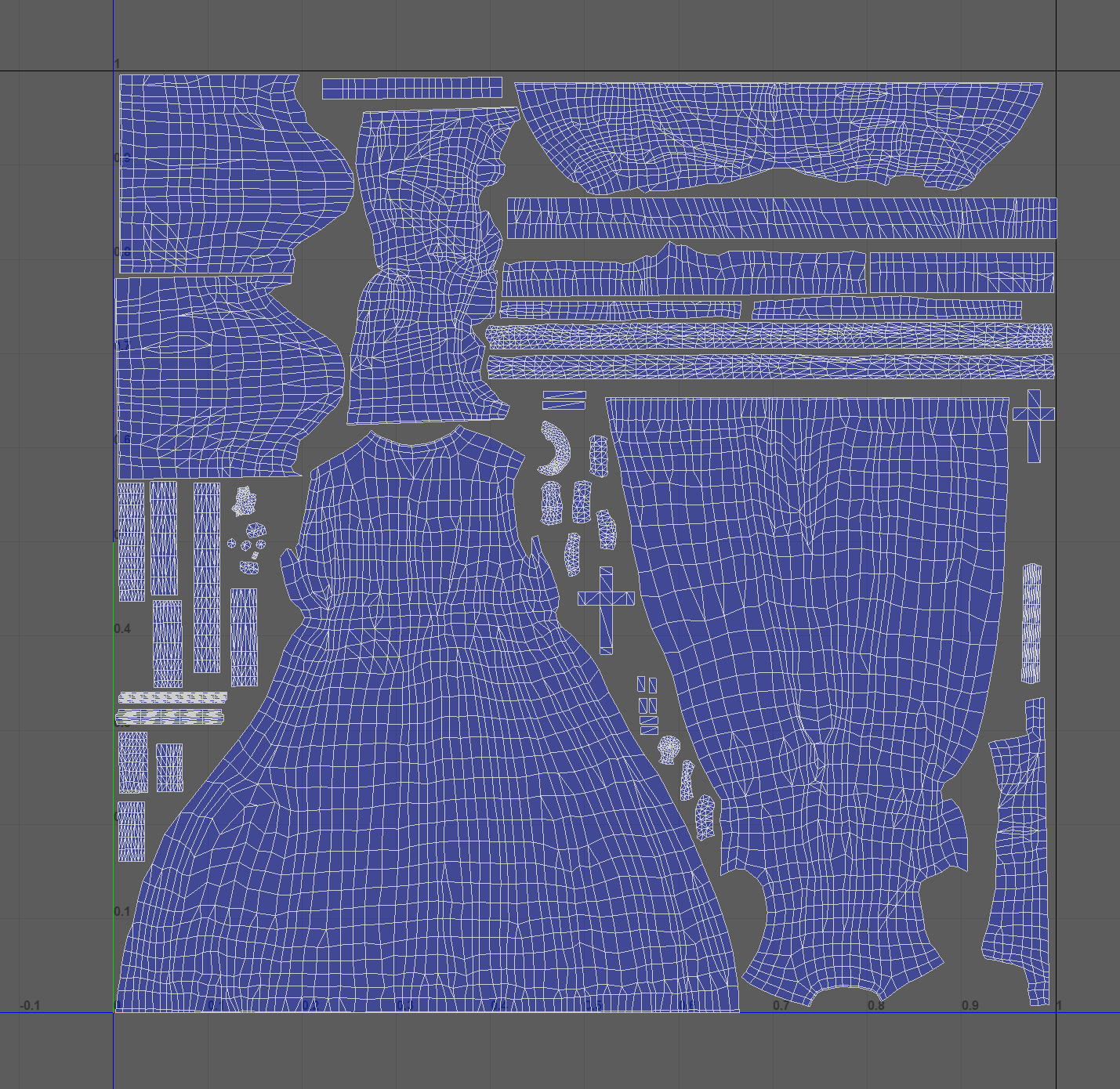 3D RELIGIOUS OUTFITS Monks  Low-poly 3D model_11