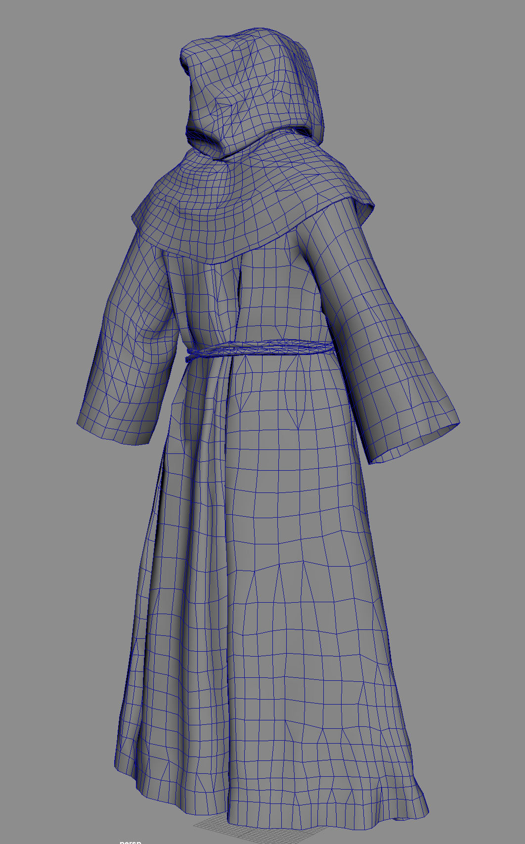 3D RELIGIOUS OUTFITS Monks  Low-poly 3D model_9