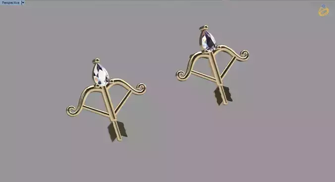 minimal arrow earrings