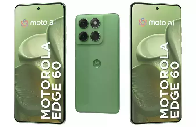 Motorola Edge 60 PANTONE Shamrock 3D model