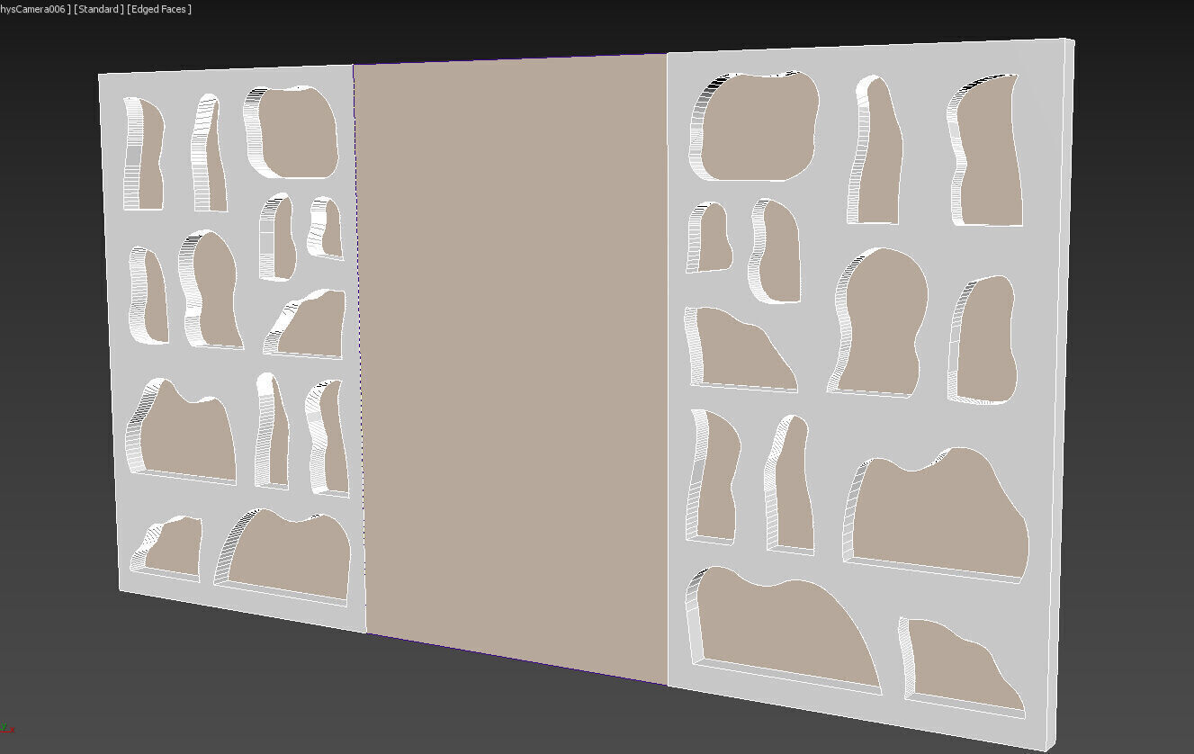 Interior Wall Design  3D model_7