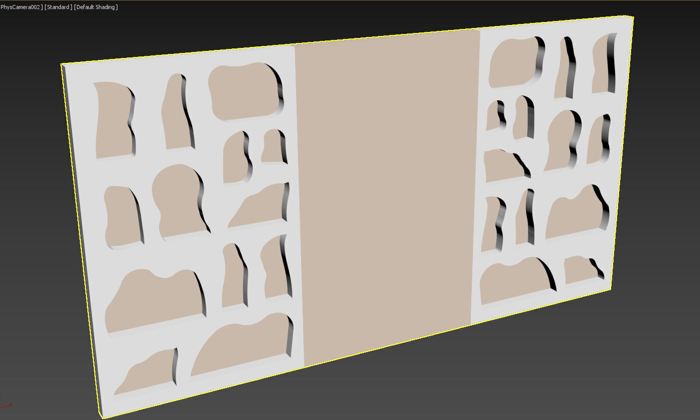 Interior Wall Design  3D model_6