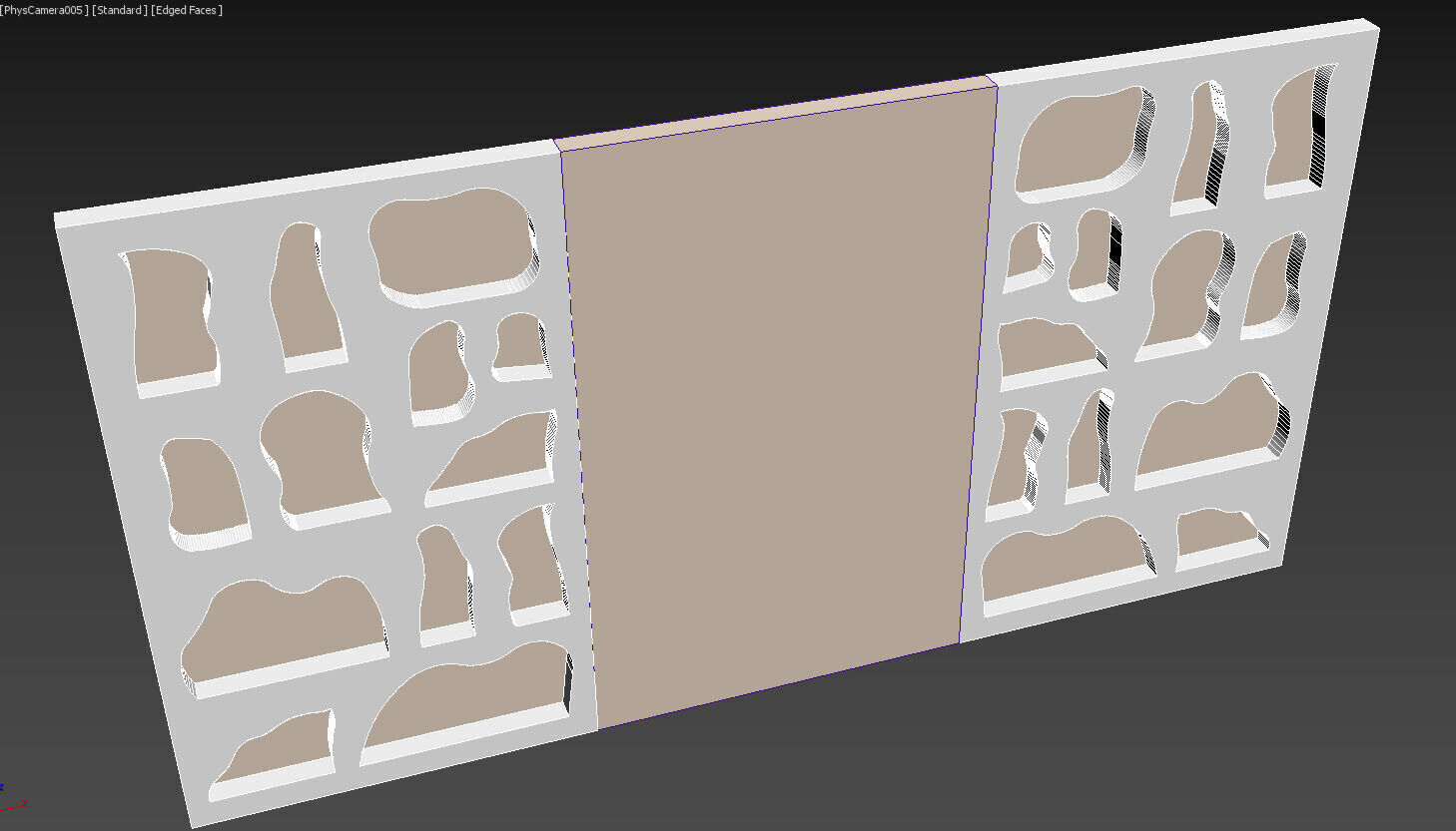 Interior Wall Design  3D model_5