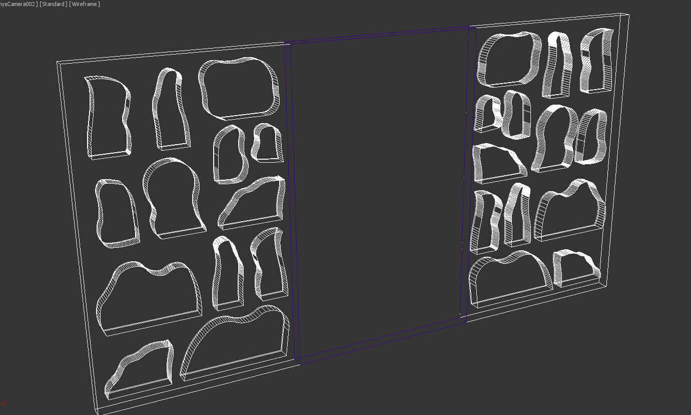 Interior Wall Design  3D model_8