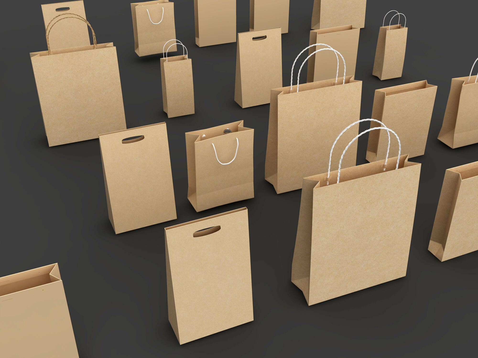 handbag Low-poly 3D model_1