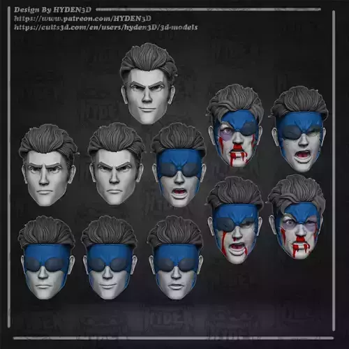 Mark grayson invincible head and kit