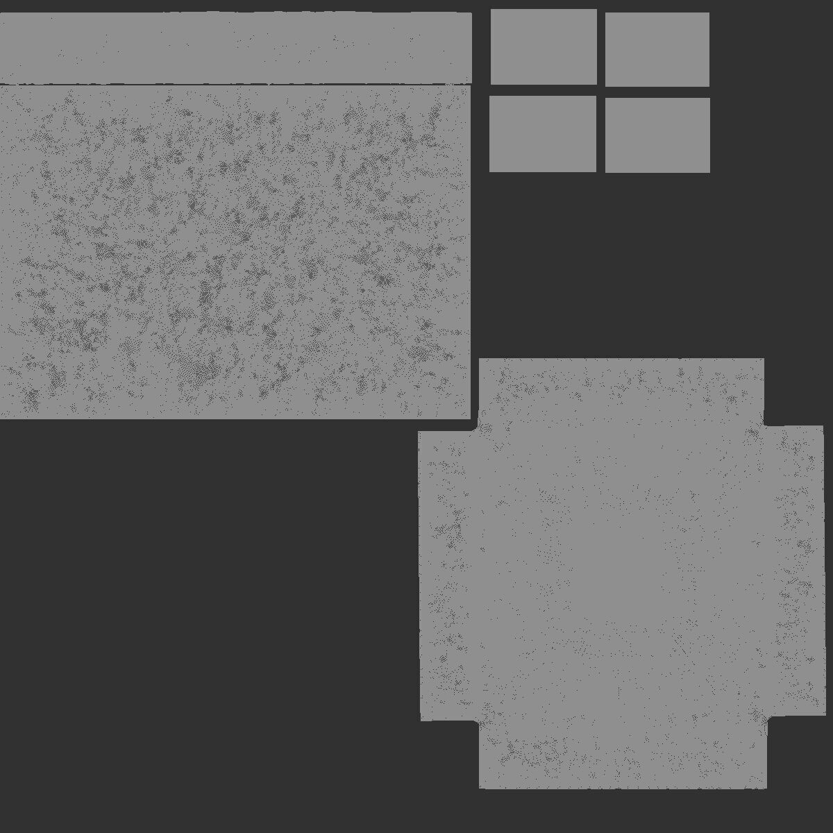 White Wooden Double Bed - bedding with pillow and mattress 3D model_6