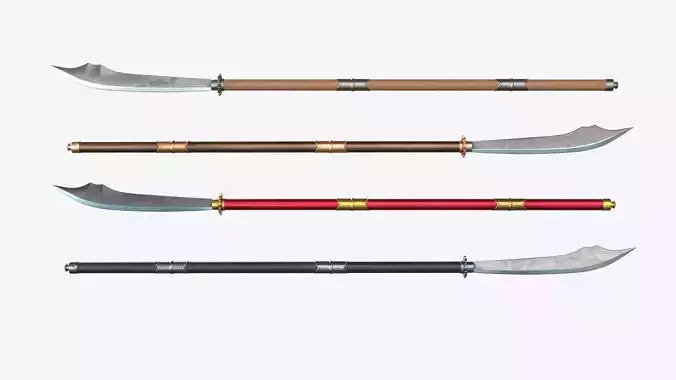 Japanese Spear Naginata Yari 4 colors