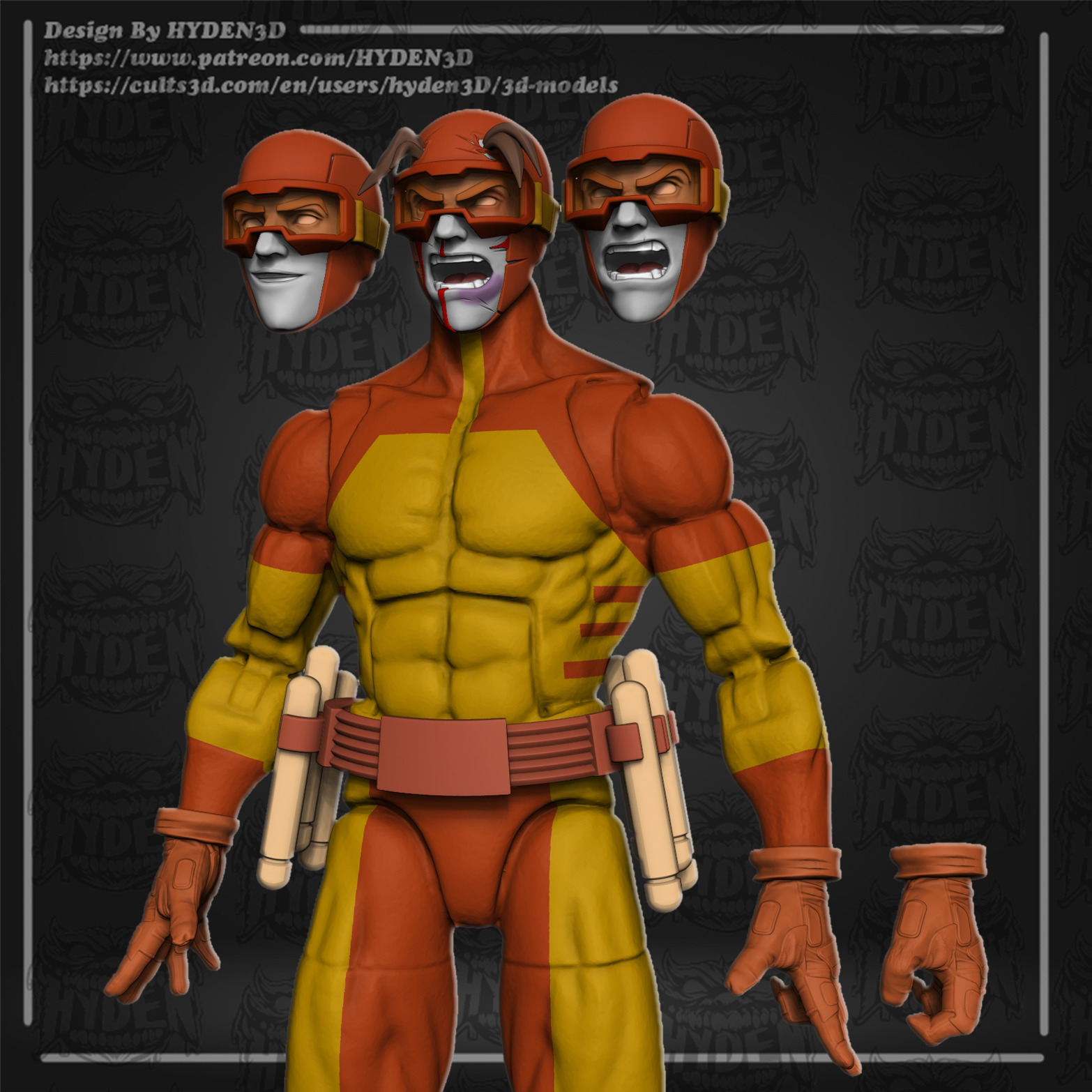 rexplode invincible 3D print model_2