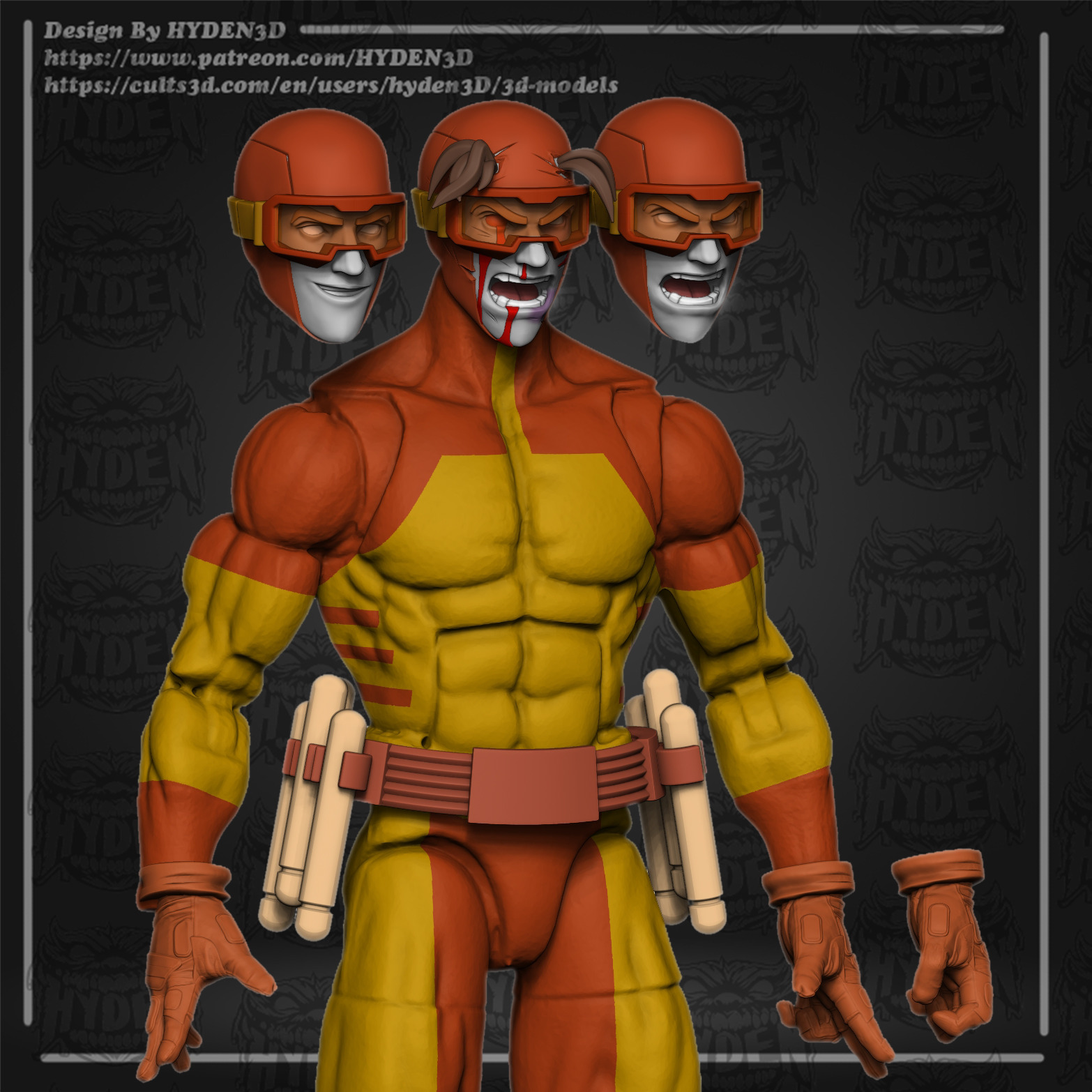 rexplode invincible 3D print model_3