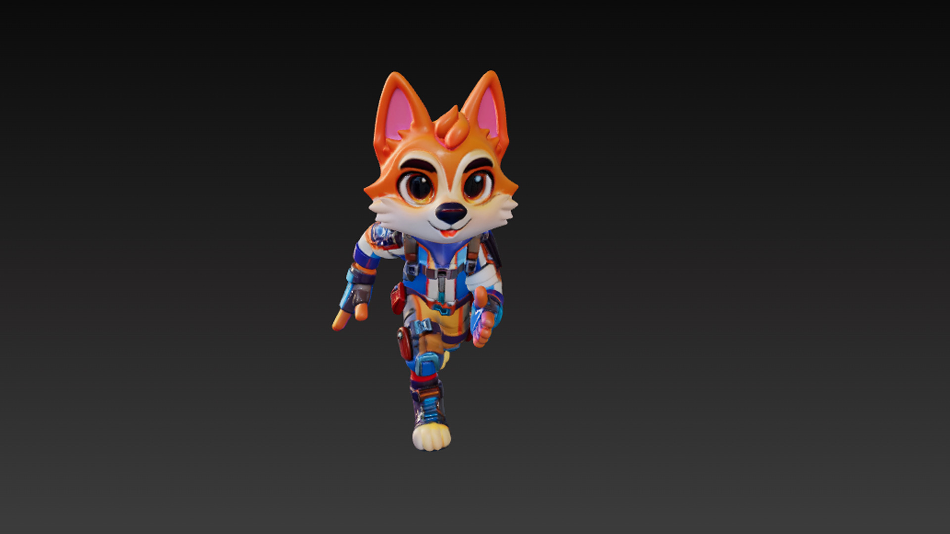Dog Adventure 3D Character Model Low-poly 3D model_3