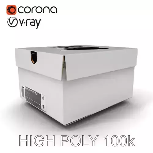 Shoe Box D Model Pack with Realistic Textures