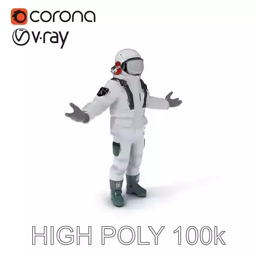 Frost Explorer in Arctic Survival Suit D Model