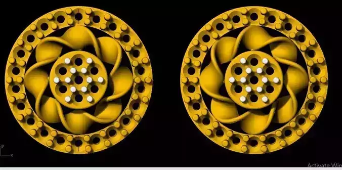 stud earrings 3dm file