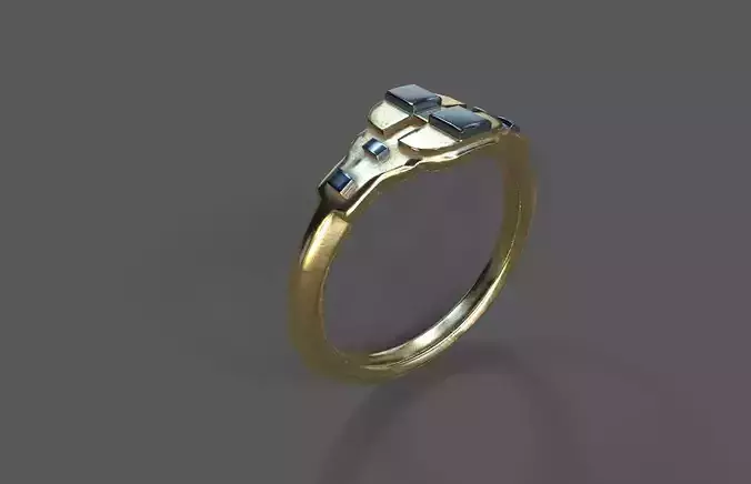 High-Quality 3D Ring Model
