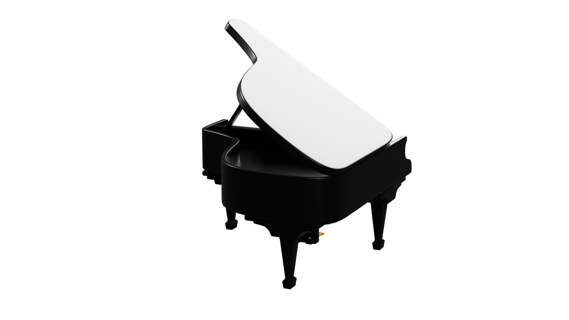 3D Grand Piano 3D model_15