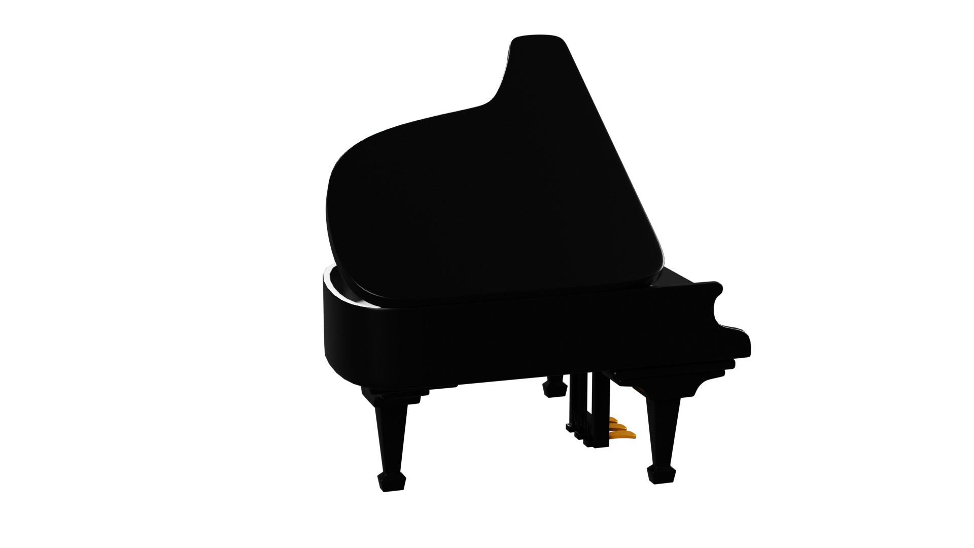 3D Grand Piano 3D model_18