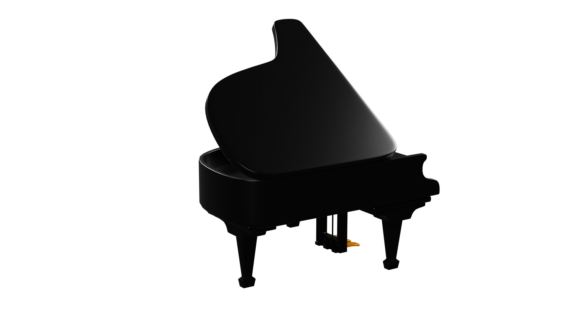 3D Grand Piano 3D model_17