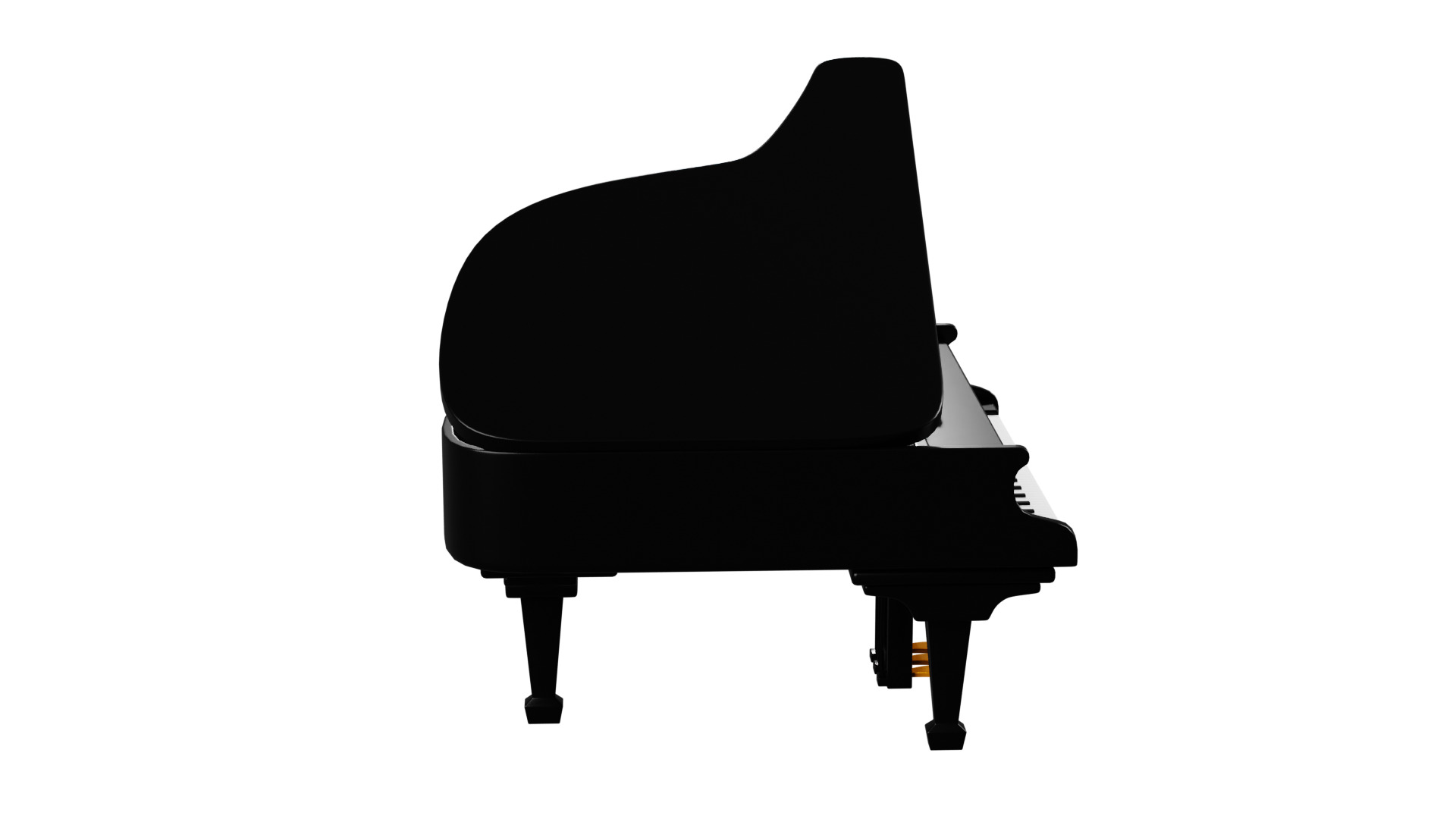 3D Grand Piano 3D model_19