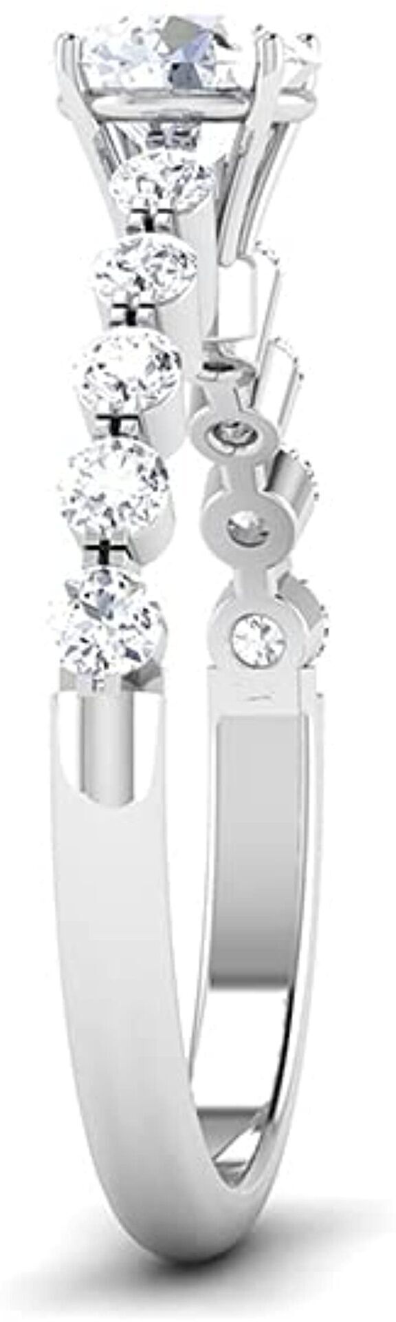 Solitaire Ring 3D print model_5