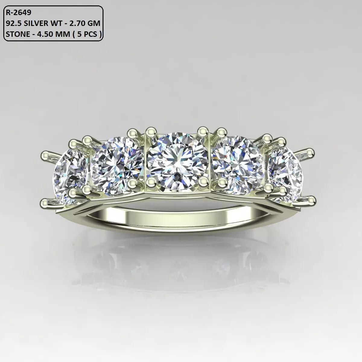 Band Ring 3D print model_0