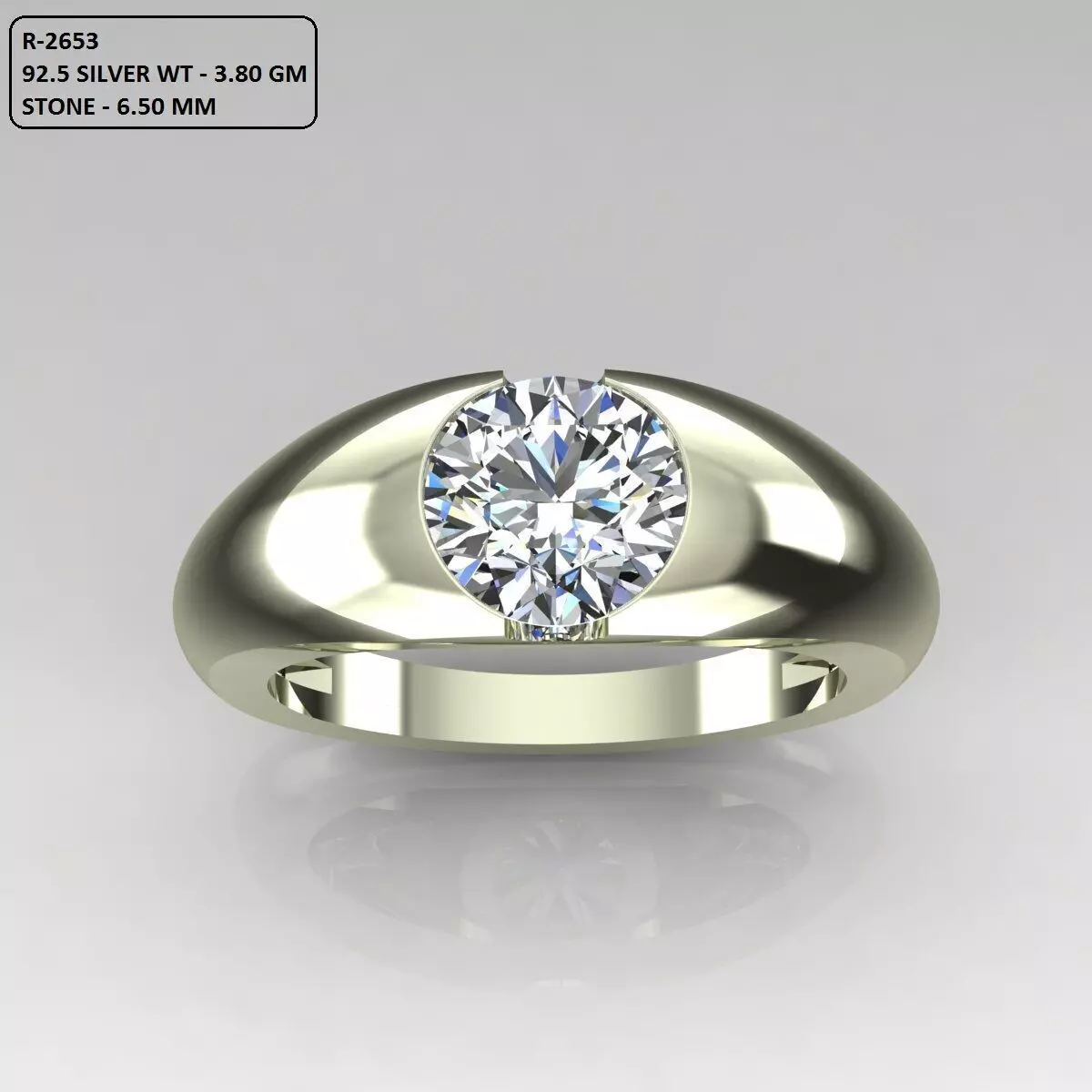 Band Ring 3D print model_0