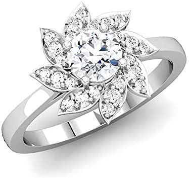 Solitaire Ring 3D print model_1