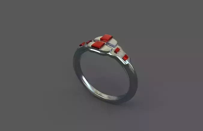 High-Quality 3D Ring Model