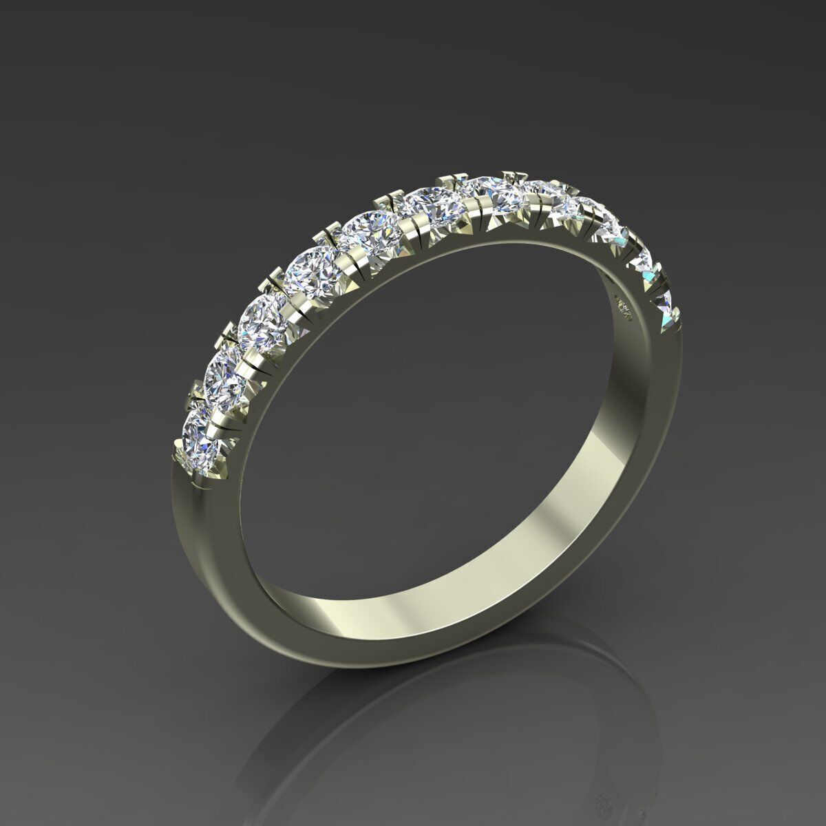 Band Ring 3D print model_2