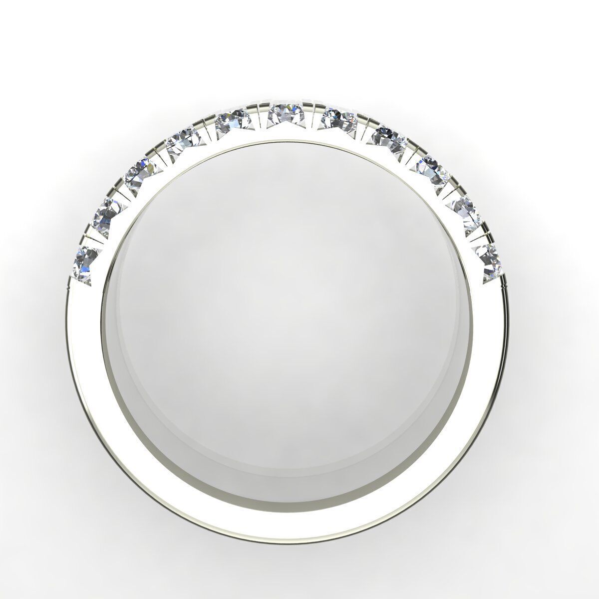 Band Ring 3D print model_3