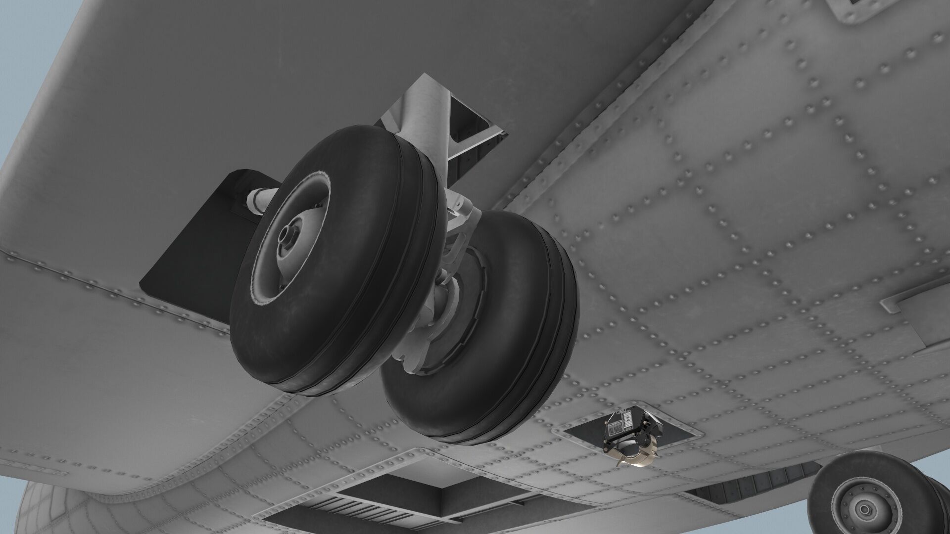  MH-53E Sea Dragon Blank Livery Complex Animtion Low-poly 3D model_17