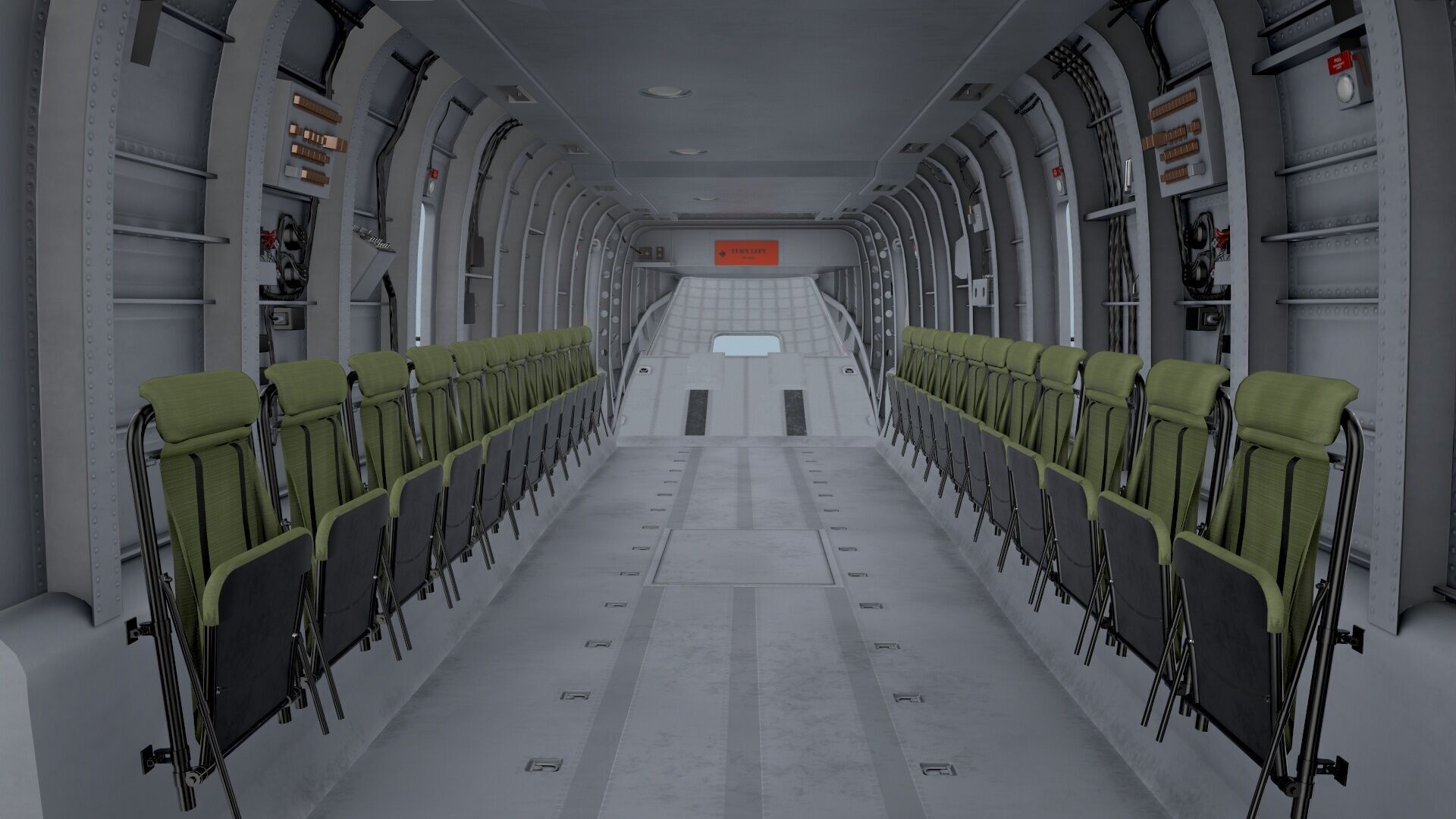  MH-53E Sea Dragon Blank Livery Complex Animtion Low-poly 3D model_20