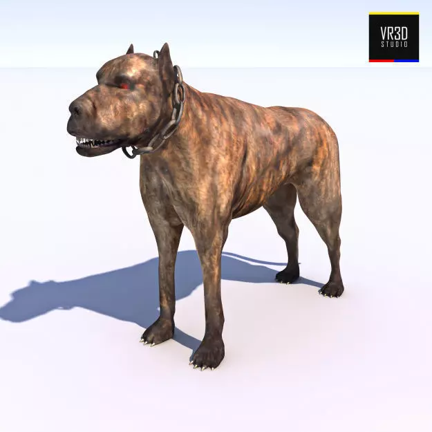 Vicious Dog 3D model_0