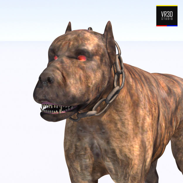 Vicious Dog 3D model_4