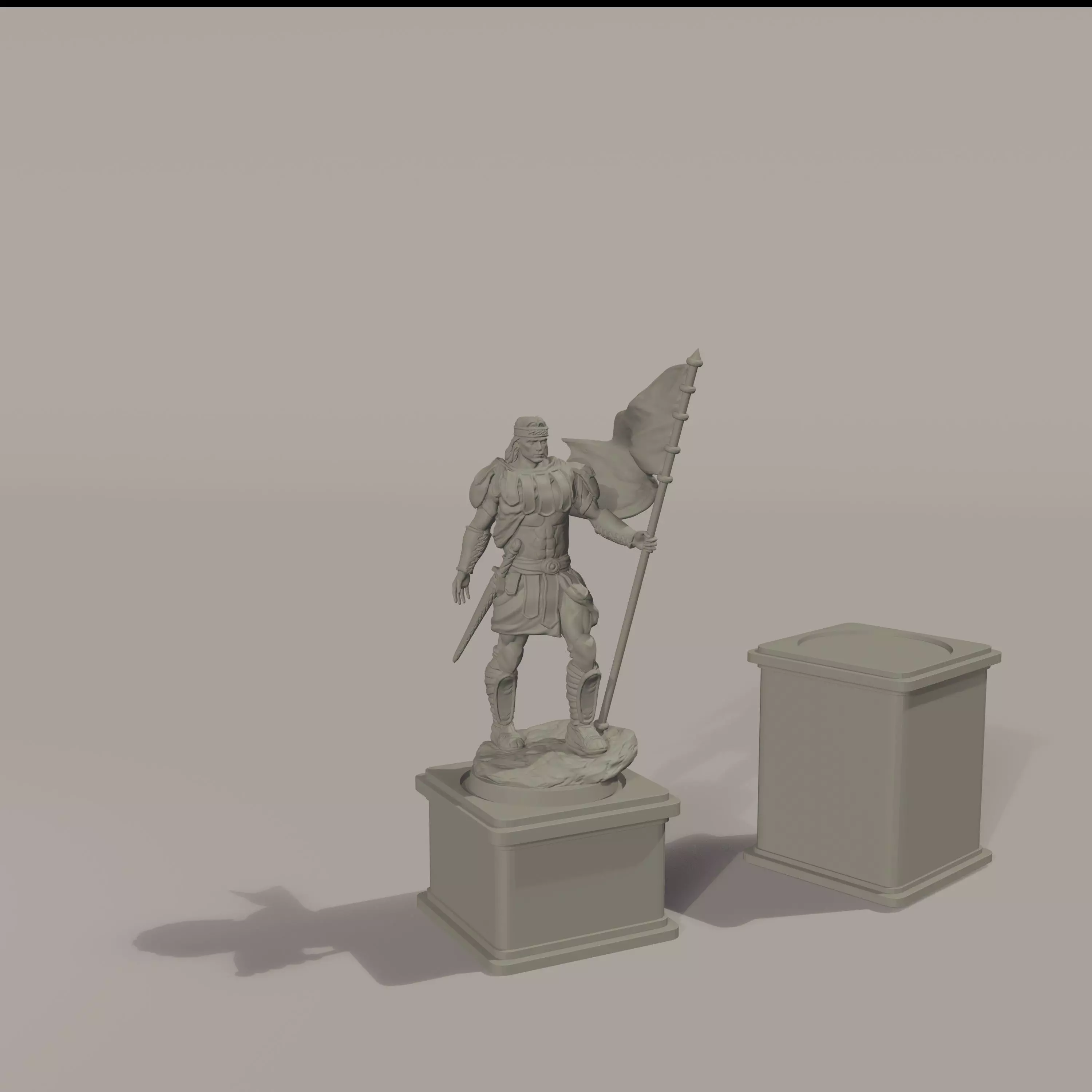 Captain Moroni Presupported 3D print model