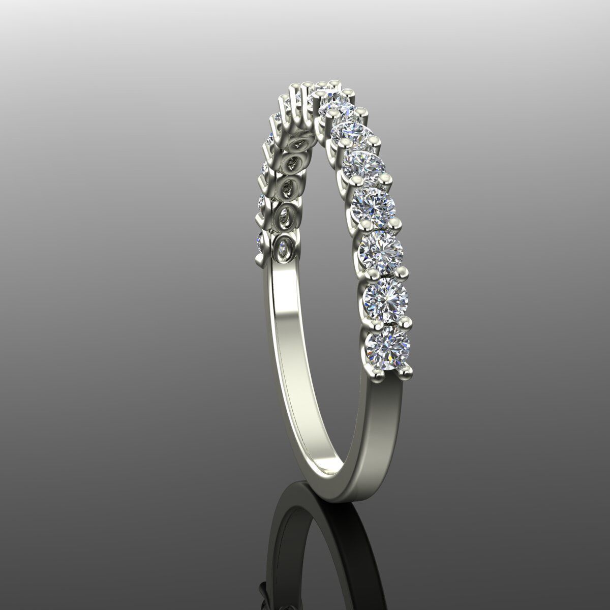 Band Ring 3D print model_2